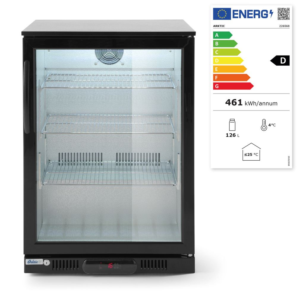 Pultni frižider sa jednim vratima, Arktic, 105L, Crna, 220-240V/120W, 600x530x(H)865mm