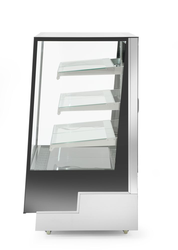 Hlađena vitrina za izlaganje sa 3 police sa nagibom, Arktic, 300L, 230V/480W, 650x833x(H)1460mm