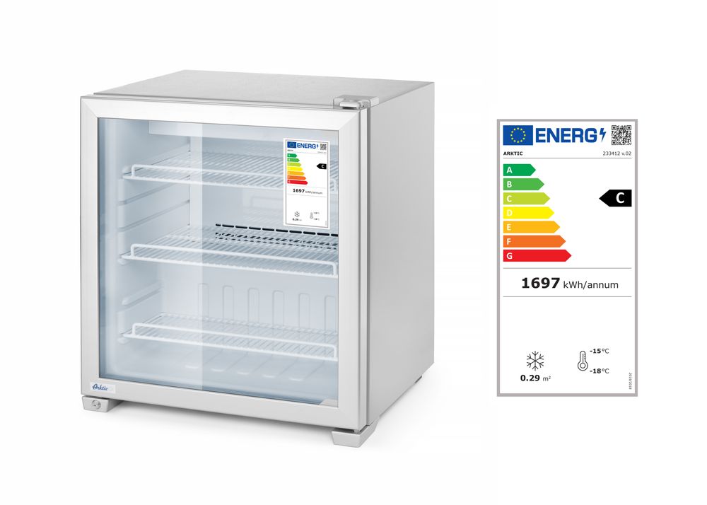 Pultni zamrzivač za izlaganje 90L, Arktic, 230V/230W, 620x593x(H)680mm