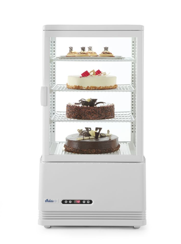 Hlađena vitrina za izlaganje, 68L, Arktic, Bela, 230V/170W, 444x397x(H)875mm
