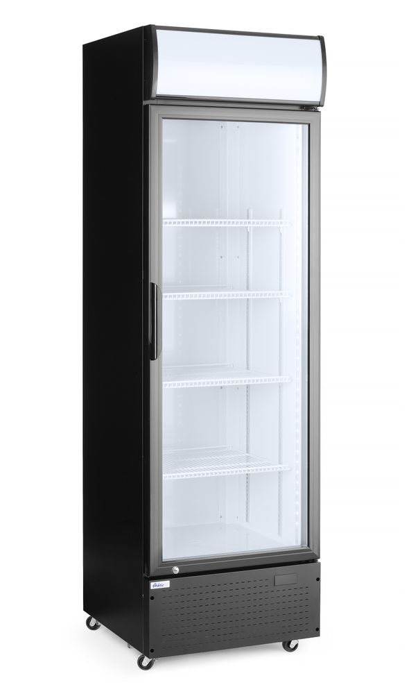Pultni frižider sa pozadinskim osvetljenim panelom, sa jednim vratima, Arktic, 254L, Crna, 220-240V/250W, 578x605x(H)1980mm