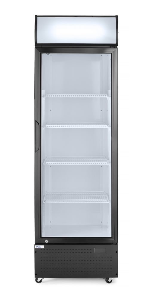 Pultni frižider sa pozadinskim osvetljenim panelom, sa jednim vratima, Arktic, 254L, Crna, 220-240V/250W, 578x605x(H)1980mm