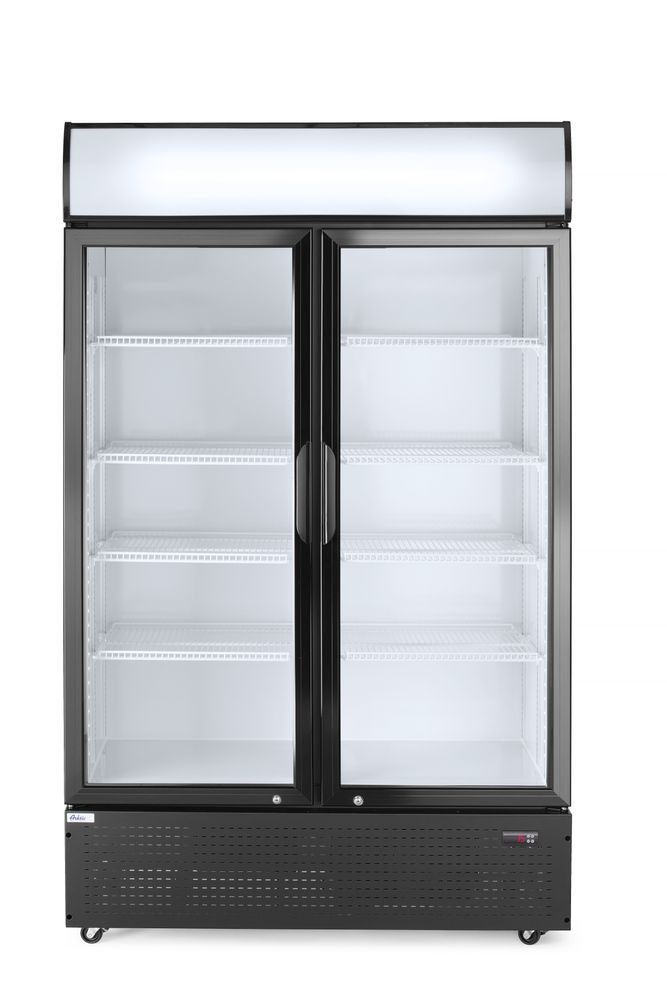 Pultni frižider sa pozadinskim osvetljenjem, sa dvostrukim vratima, Arktic, 512L, Crna, 220-240V/510W, 1120x585x(H)1900mm