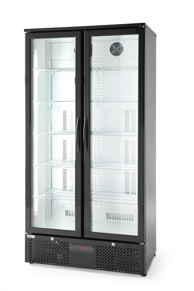 Pultni frižider sa dvostrukim vratima, Arktic, 384L, Crna, 220-240V/365W, 900x530x(H)1820mm