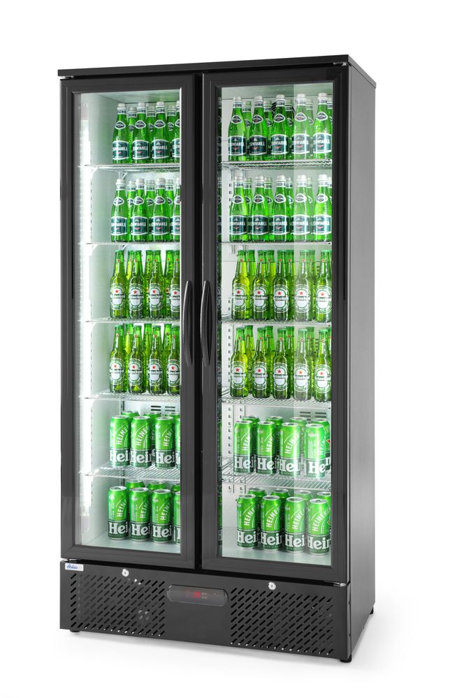 Pultni frižider sa dvostrukim vratima, Arktic, 384L, Crna, 220-240V/365W, 900x530x(H)1820mm