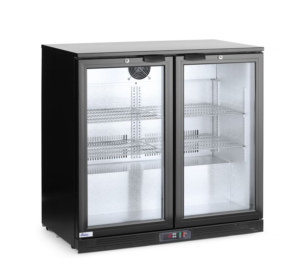 Pultni frižider sa dvostrukim vratima, Arktic, 158L, Crna, 220-240V/160W, 900x530x(H)870mm