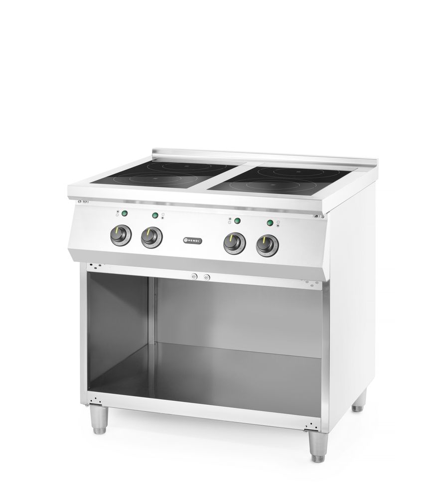 Indukcioni šporet sa 4 ploče za kuvanje, HENDI, 400V/17000W, 800x720x(H)854mm