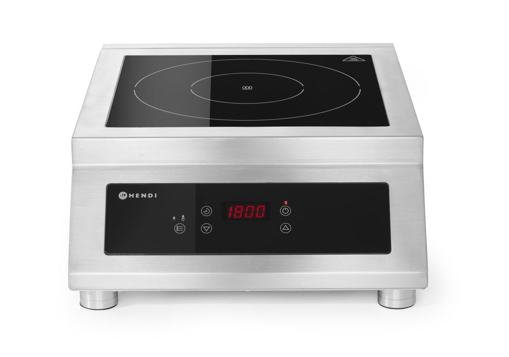 Indukcijska ploča model 5000 D, HENDI, Profi Line, 400V/5000W, 398x525x(H)175mm