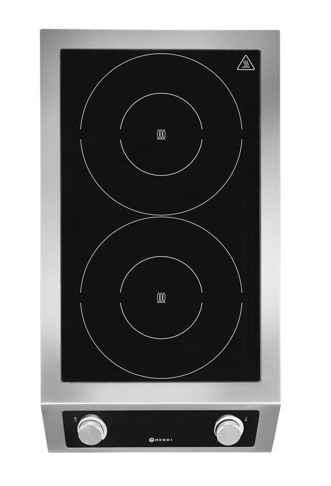 Indukciona ploča model 7000, HENDI, Profi Line, 400V/7000W, 405x700x(H)145mm