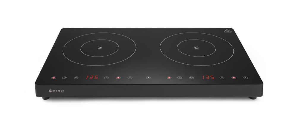 Dupla indukciona ploča Kitchen Line, HENDI, Kitchen Line, 230V/3500W, 608x405x(H)54mm