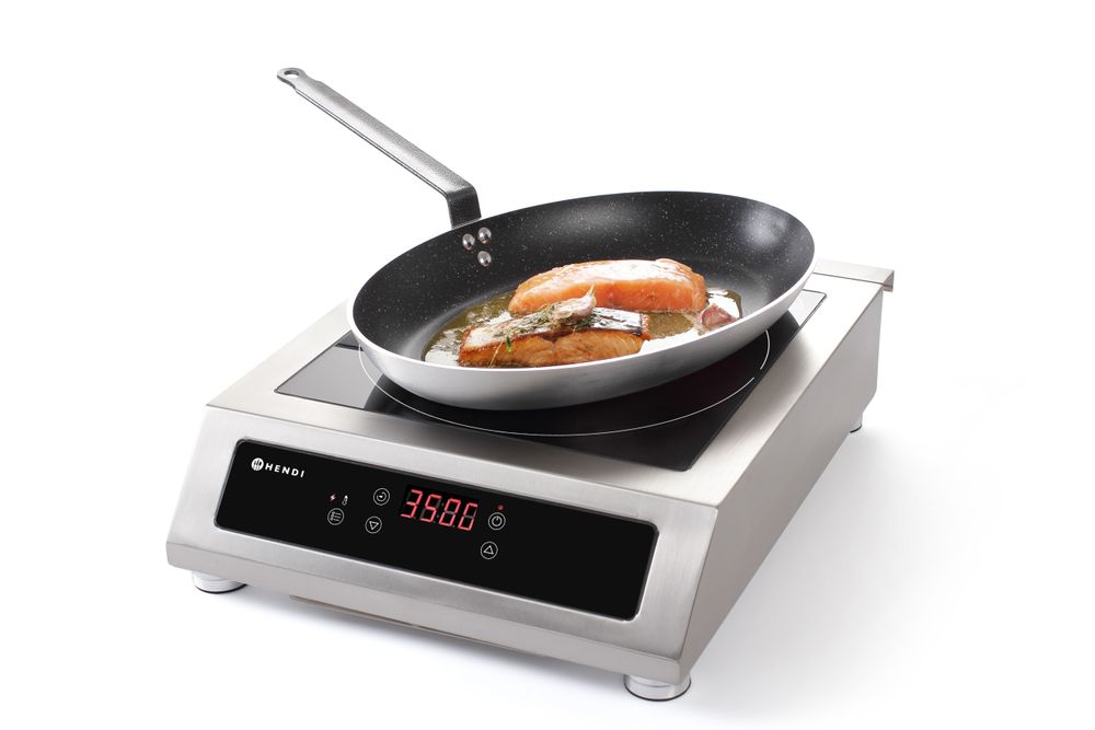Indukciona ploča model 3500 D XL, HENDI, Profi Line, 230V/3500W, 390x490x(H)120mm