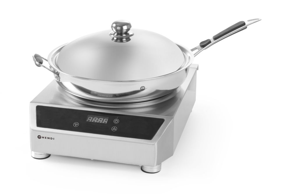 Indukcijski vok model 3500, HENDI, Profi Line, Indukcioni rešo, 230V/3500W, 340x450x(H)130mm