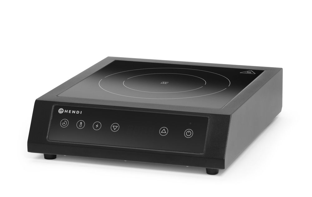 Indukcioni rešo 3500 D XL, HENDI, Crna, 220-240V/3500W, 355x400x(H)100mm