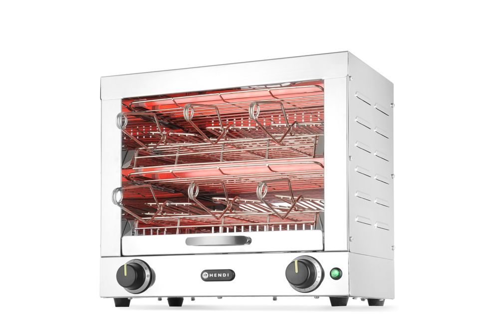 Multi-toster sa 6 hvataljki, HENDI, 230V/3000W, 450x390x(H)400mm