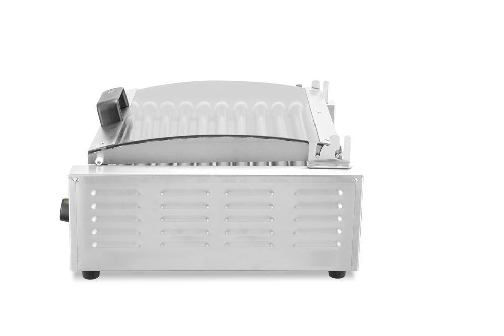 Roštilj s valjcima za kobasice – 2 zone s poklopcem koji štedi energiju, HENDI, 11 valjaka, 220-240V/980W, 566x527x(H)259mm