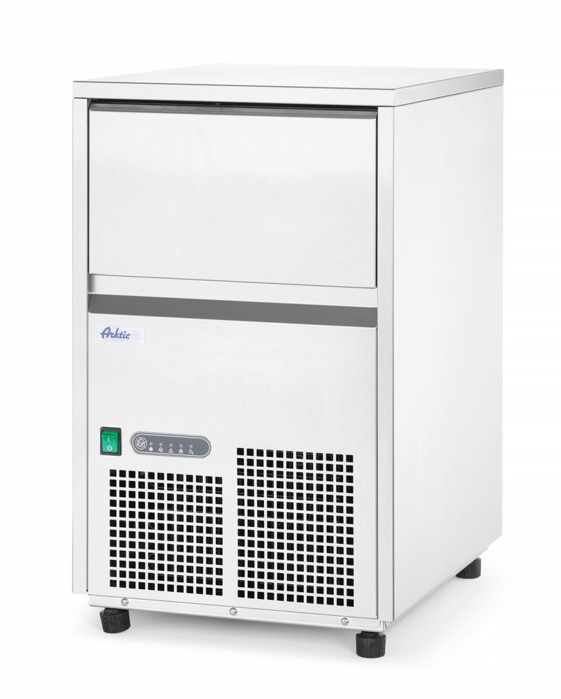 Ledomat za kockice leda, Arktic, Srebrna, 220-240V/385W, 380x520x(H)637mm