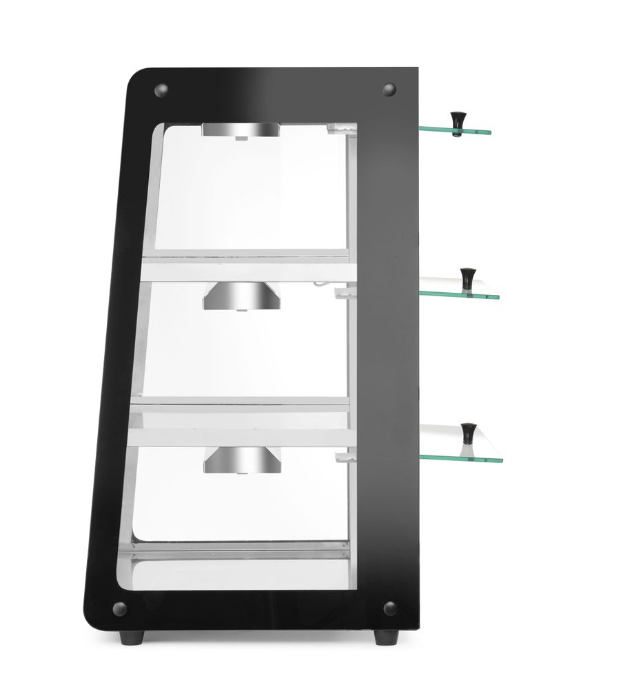 Grejani pultni display, HENDI, Crna, 220-240V/500W, 472x447x(H)775mm