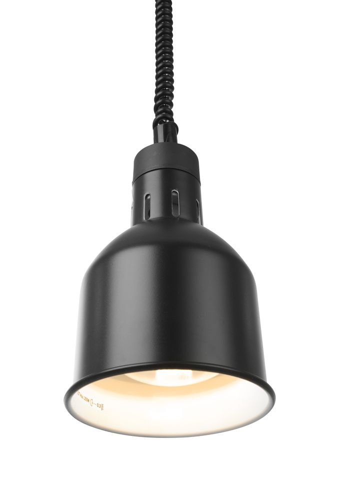Cilindrične lampe za grejanje sa podesivom dužinom, HENDI, Crna, 230V/250W, ⌀175x(H)250mm