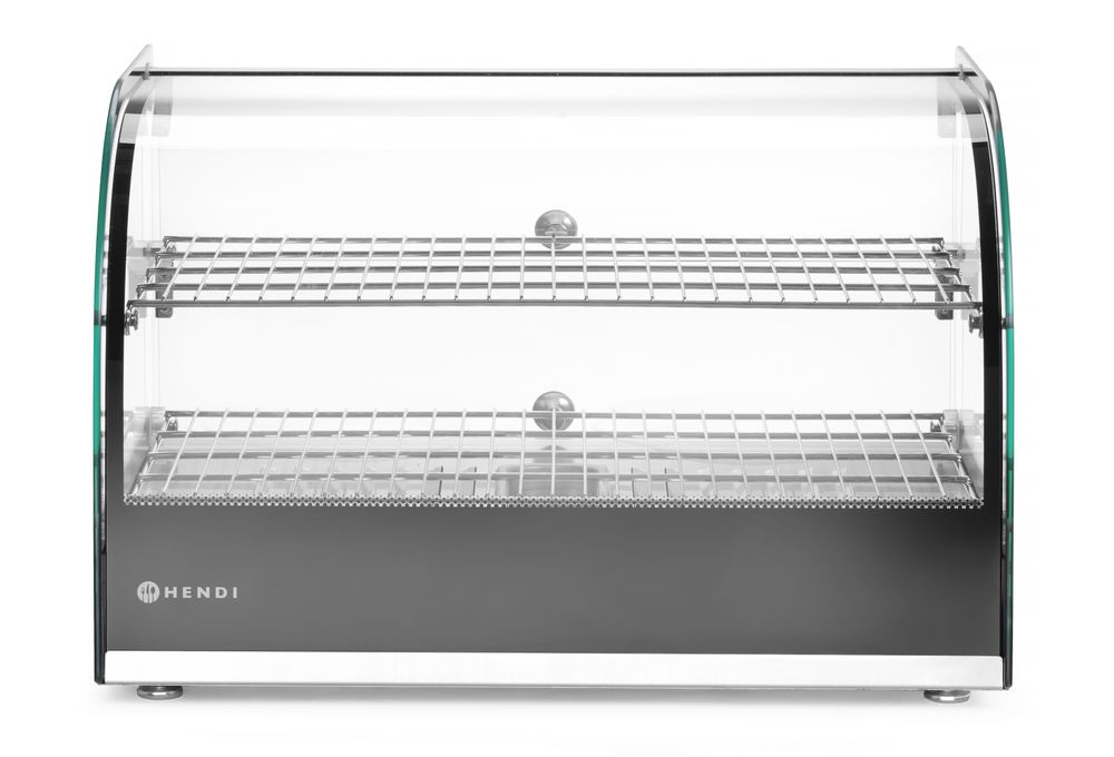 Ekran sa grejanom pločom, dvostruki, HENDI, Dve nivoa, Crna, 220-240V/800W, 554x376x(H)376mm
