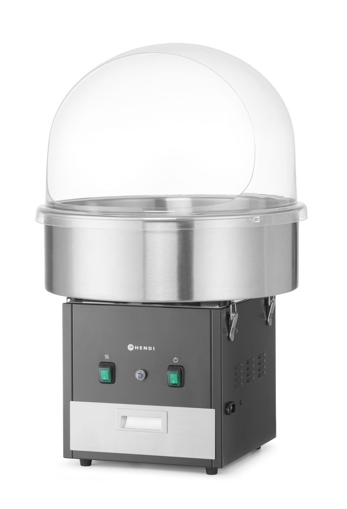 Uređaj za izradu šećerne vate, HENDI, Crna, 220-240V/1130W, 520x520x(H)503mm