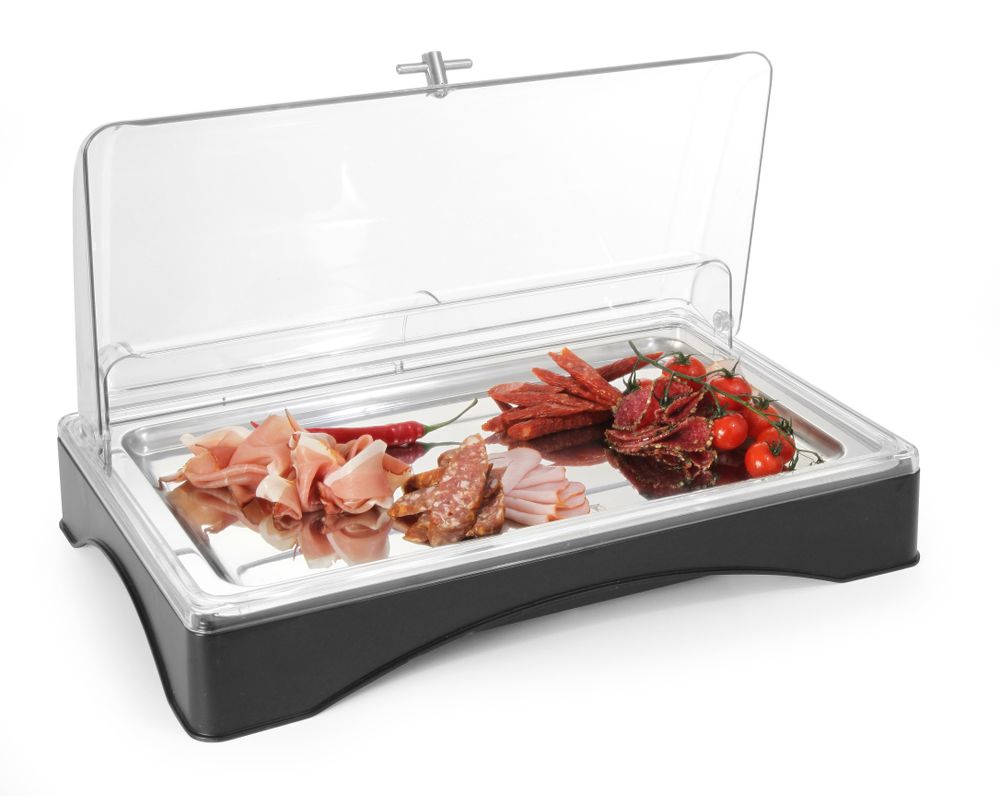 Hlađeni display sa poklopcem - Gastronorm 1/1, HENDI, Set, 555x357x(H)175mm