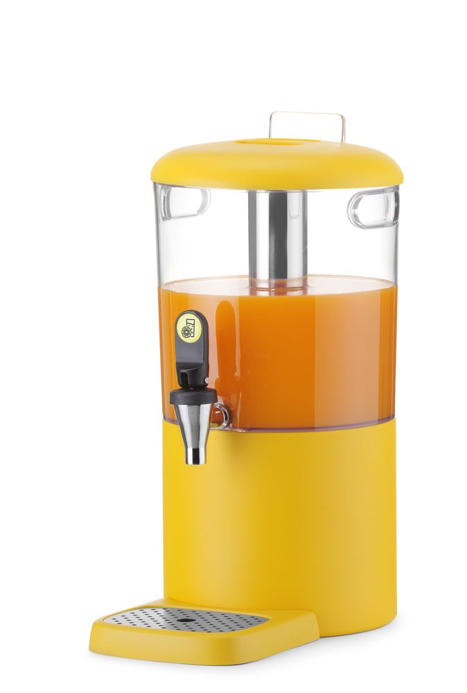 Dozator za sok 4 L UNIQ, HENDI, designed by Robert Bronwasser, 4L, Žuta, 315x211x(H)431mm