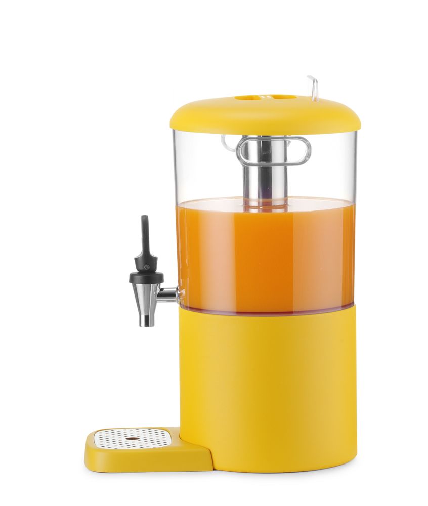 Dozator za sok 4 L UNIQ, HENDI, designed by Robert Bronwasser, 4L, Žuta, 315x211x(H)431mm