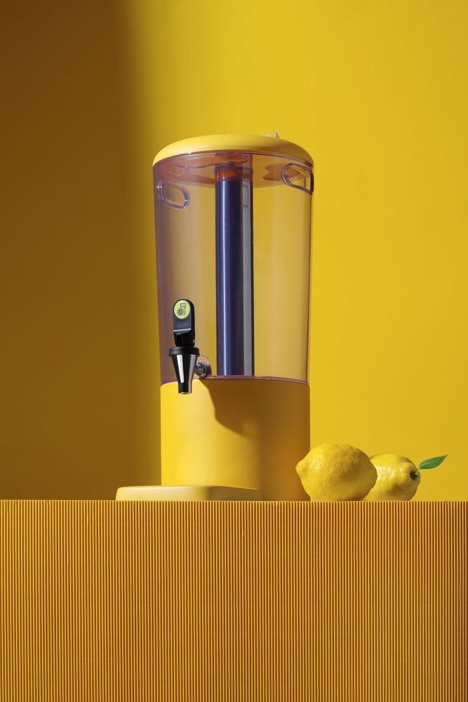 Dozator za sok 8 L UNIQ, HENDI, designed by Robert Bronwasser, 8L, Žuta, 318x216x(H)532mm