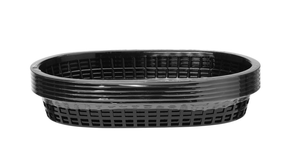 Korpe za posluživanje u fast food stilu, HENDI, Crna, 6 kom, 275x175x(H)38mm