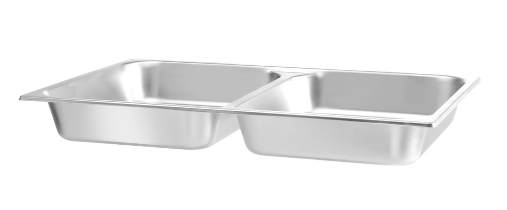 Posuda za hranu GN1/1 razdvojena na dva dela, HENDI, 7,5L, 530x325x(H)65mm