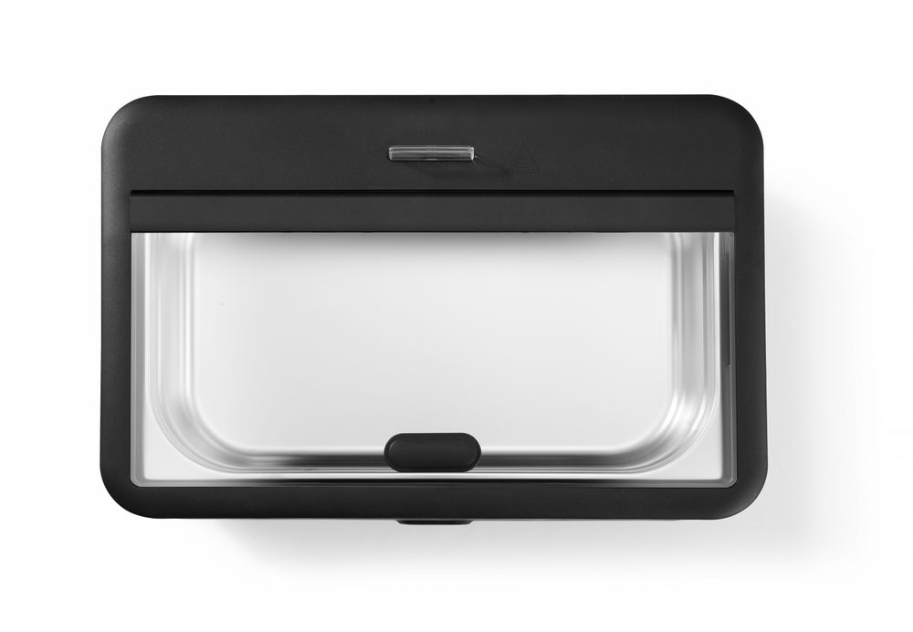 Posuda za podgrevanje UNIQ, HENDI, designed by Robert Bronwasser, Crna, 220-240V/700W, 607x402x(H)245mm