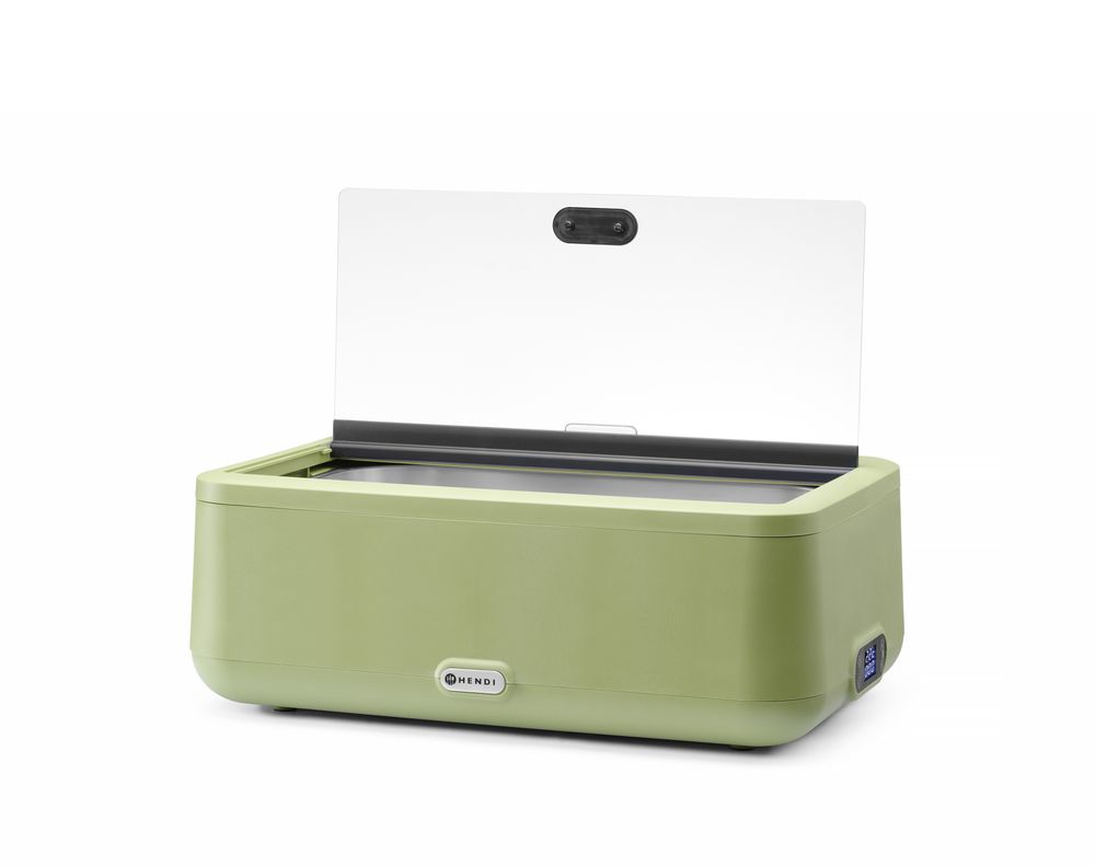 Posuda za podgrevanje UNIQ, HENDI, dizajnirao Robert Bronwasser, Zelena, 220-240V/700W, 607x402x(H)245mm