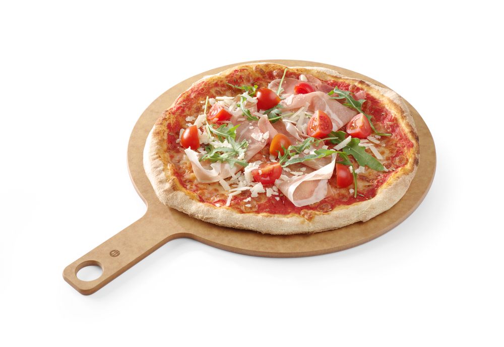 Pizza daska sa drškom, HENDI, ⌀356x(H)6mm