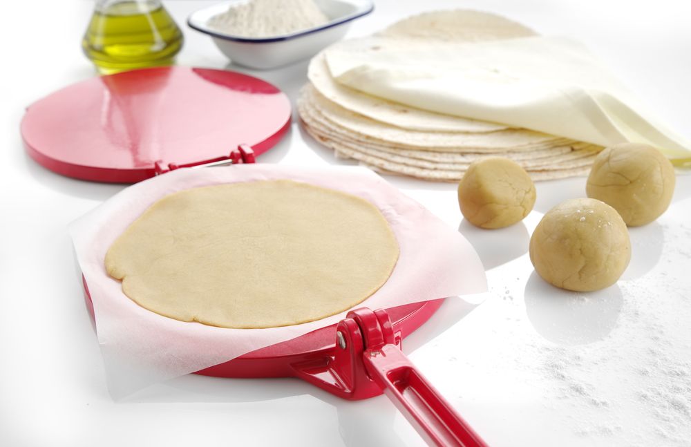 Tortilla Press, HENDI, Crvena, 250x200x(H)95mm