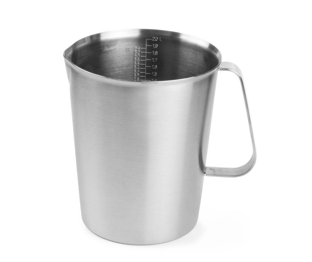 Bokal za merenje od nerđajućeg čelika, HENDI, 2L, ⌀140x(H)170mm