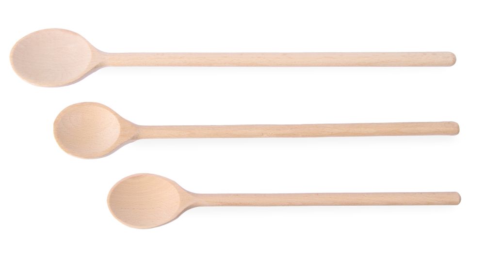 Drvena kašika – set od 3 komada, razne veličine, HENDI, 3 kom, (L)475mm