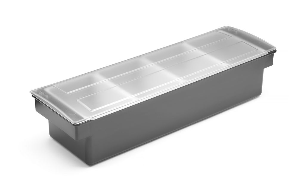 Spremnik - 4 posude, BarUp, 480x150x(H)100mm