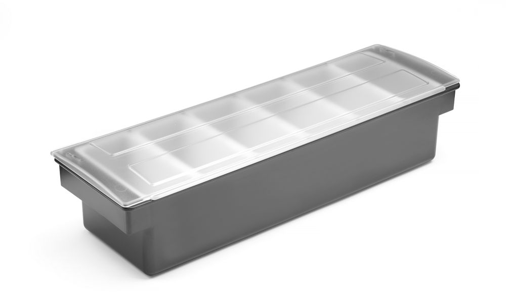 Spremnik - 6 posuda, BarUp, 480x150x(H)100mm