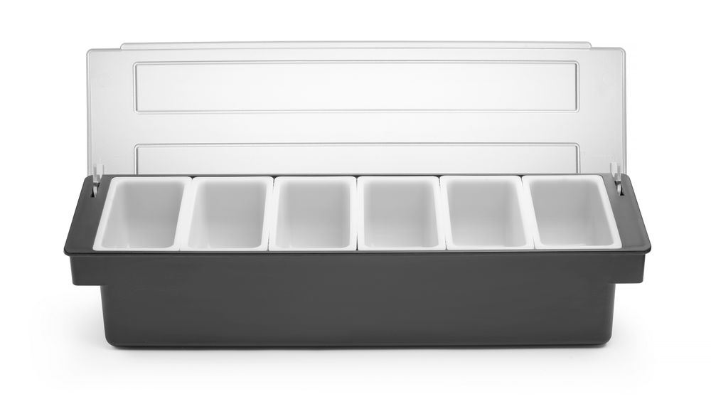 Spremnik - 6 posuda, BarUp, 480x150x(H)100mm