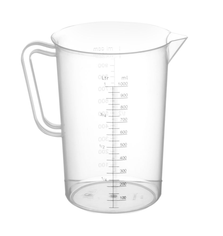 Bokal za merenje od polipropilena, HENDI, 1L, ⌀110x(H)170mm