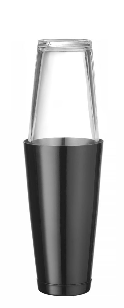 Boston šejker, BarUp, 0,8L, Crna, ⌀x(H)mm