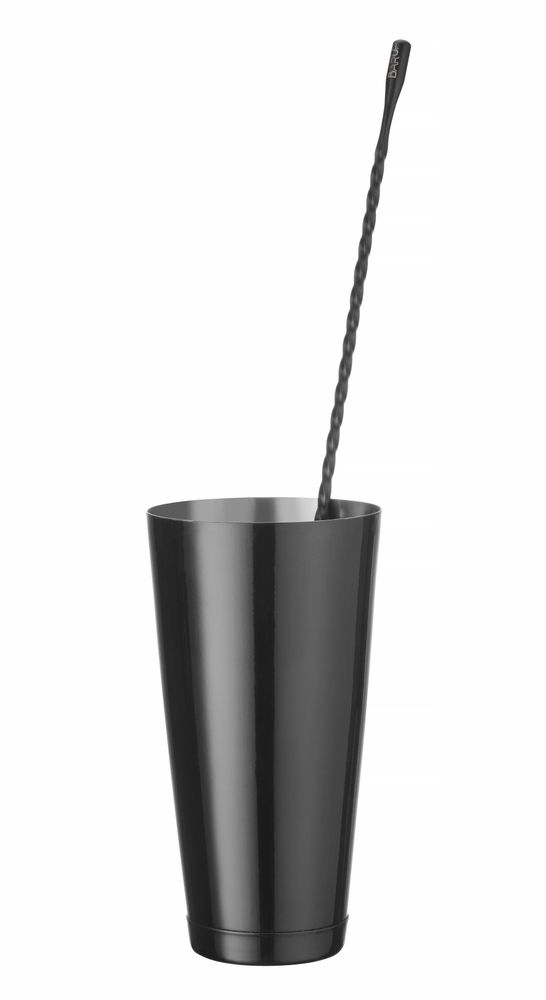 Boston šejker, BarUp, 0,8L, Crna, ⌀x(H)mm