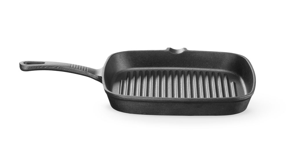 Grill tava od lijevanog željeza, HENDI, 230x230x(H)25mm