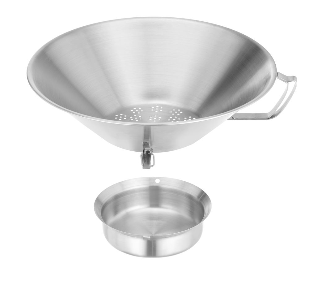Cjediljka za pržene krumpiriće od nehrđajućega čelika, HENDI, ⌀410x(H)170mm