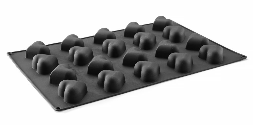 Silikonski kalup srce, 570x375x(H)35mm