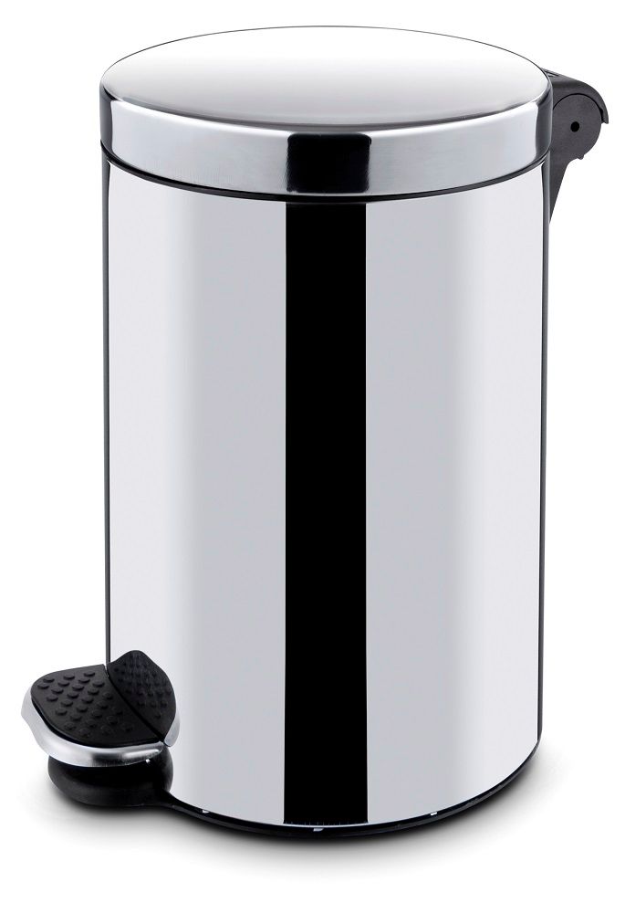 Okrugla kanta za otpad sa unutrašnjim spremnikom i pedalom, HENDI, 5L, ⌀210x(H)280mm