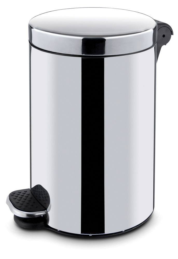 Okrugla kanta za otpad sa unutrašnjim spremnikom i pedalom, HENDI, 20L, ⌀300x(H)440mm