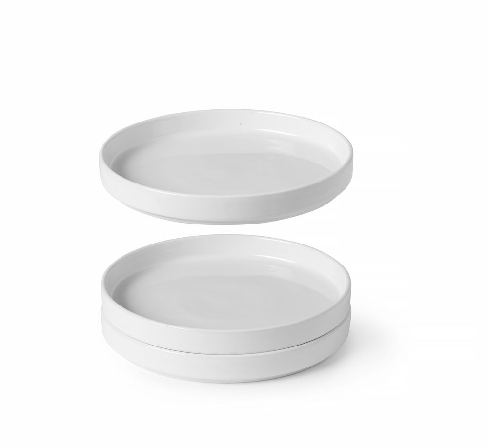 Tanjir s visokim rubom Oslo, HENDI, Oslo, Bela, ⌀240x(H)26mm