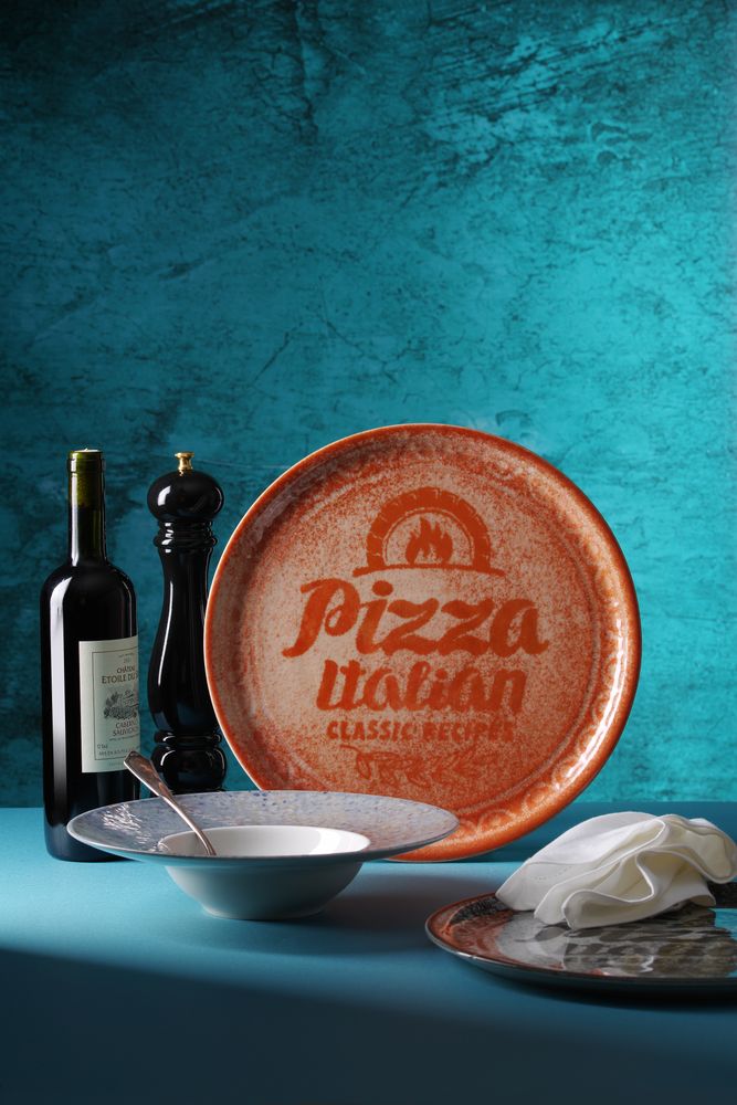 Tanjir za picu Recipe Collection Brick Red, HENDI, Crvena, ⌀310mm