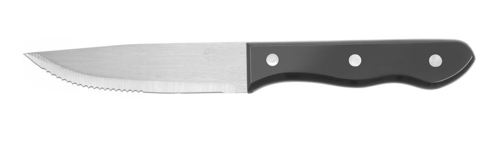 Nož za mesni odrezak XL - 6 komada, HENDI, Profi Line, Crna, 6 kom, (L)250mm